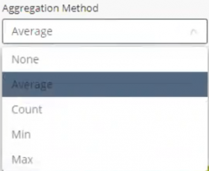 aggregation methods - widgets